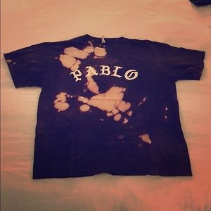 Pablo Black Bleached Large Tee